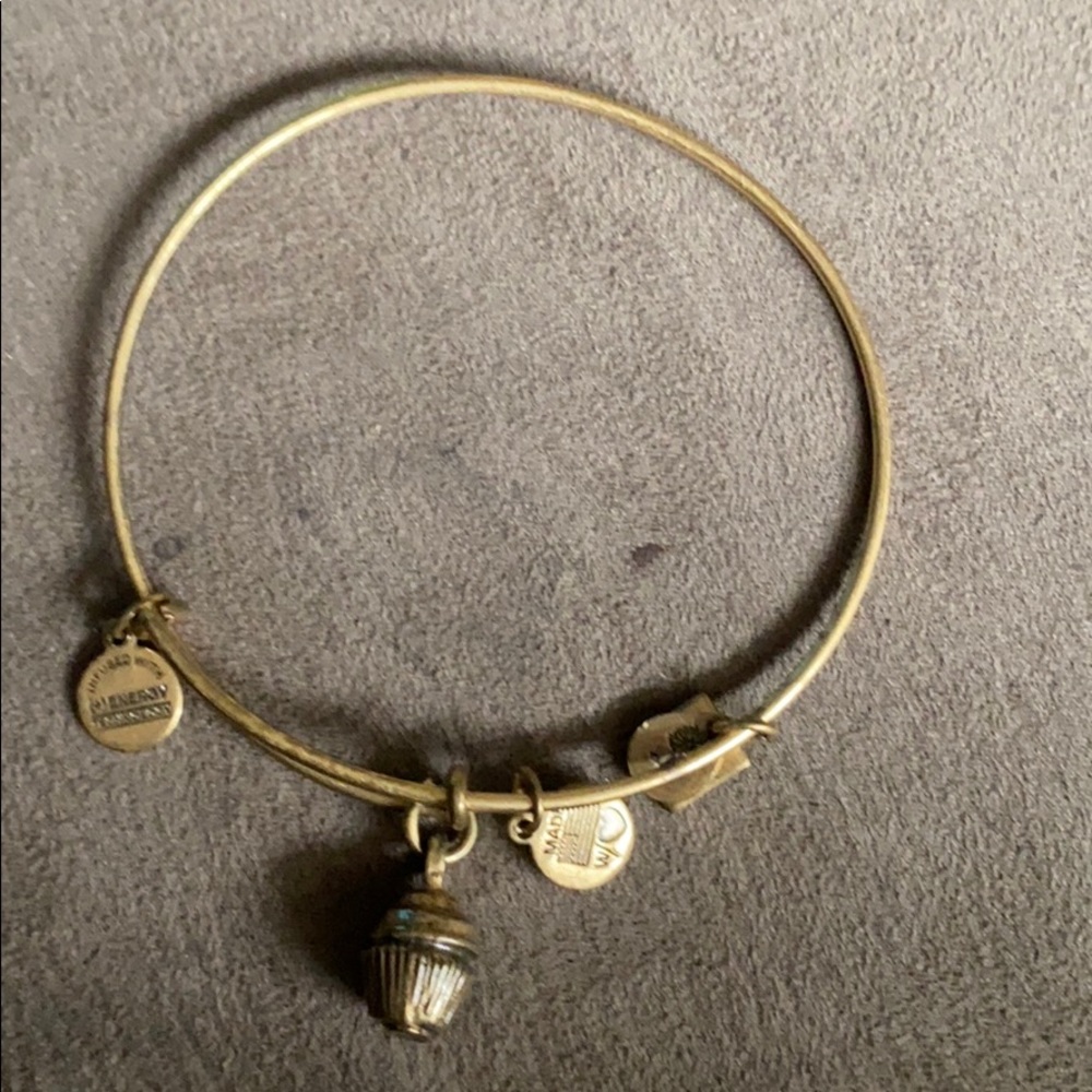 Gold Alex and Ani bracelet